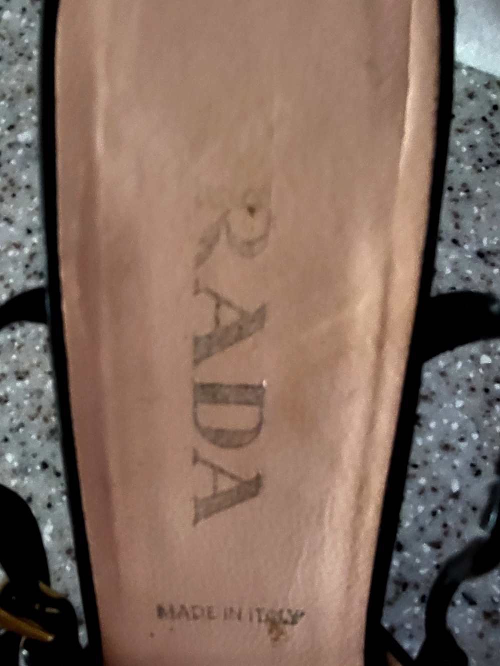 Prada Black Leather Pointed Slingback Heels - Picture 3 of 12